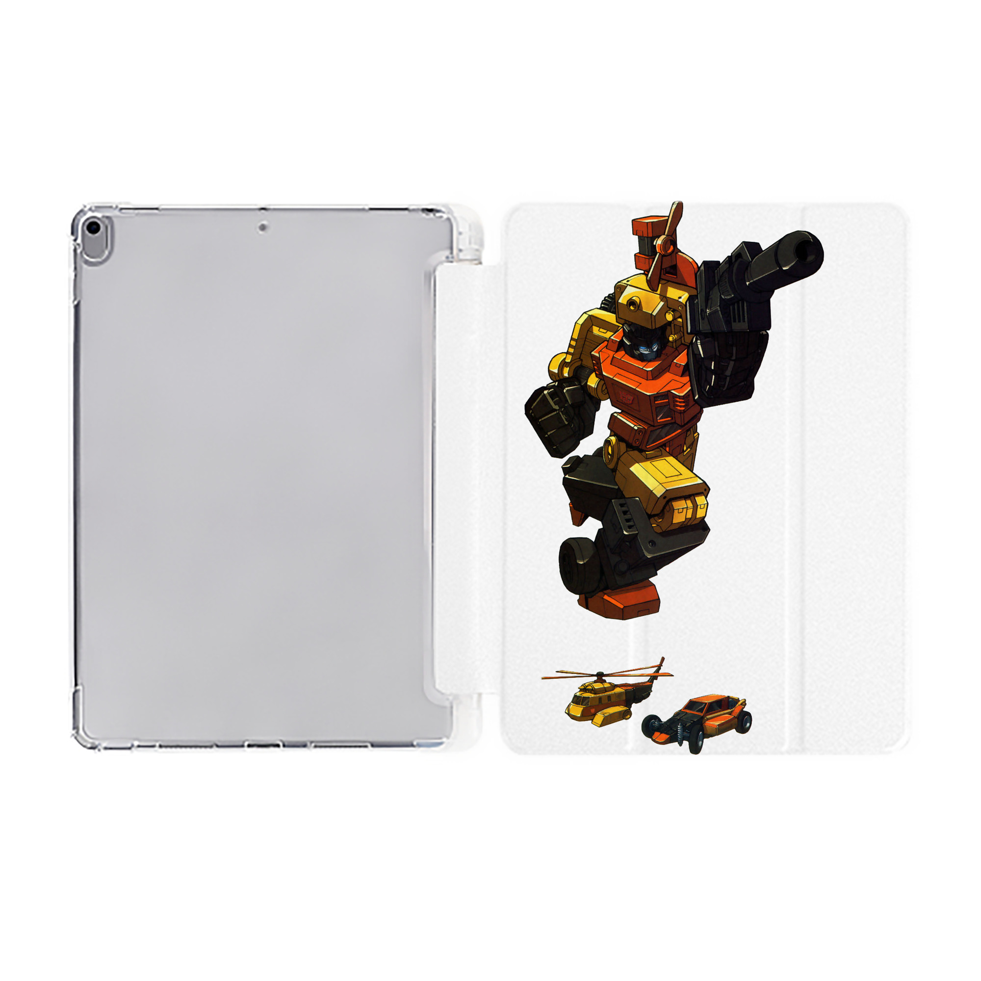 （画像用）  IPad ケース ペン収納付き 三つ折りスタンド PUレザー×シリコン 対応機種9.5/10.5/10.9インチ